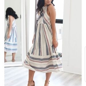 Boutique High neck midi dress